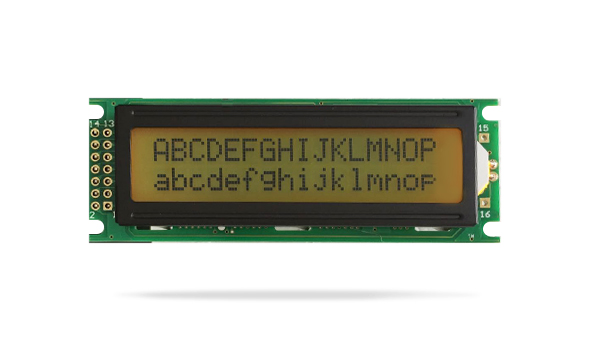 字符型液晶模塊JXD1602B黃綠屏橙光 字符型液晶模塊JXD1602B黃綠屏橙光