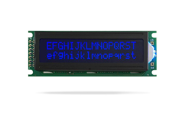 字符型液晶模塊JXD1602B FSTN負顯 蘭字 字符型液晶模塊JXD1602B FSTN負顯 蘭字