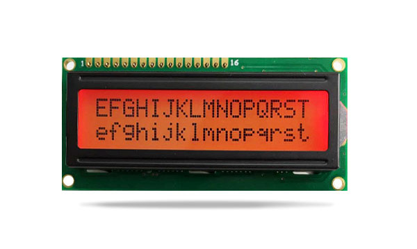 字符型液晶模塊JXD1602A-S 黃綠屏紅光 字符型液晶模塊JXD1602A-S 黃綠屏紅光