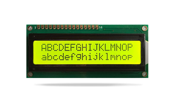 字符型液晶模塊JXD1602A 黃綠屏黃綠光 字符型液晶模塊JXD1602A 黃綠屏黃綠光