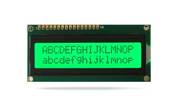 字符型液晶模塊JXD1602A 黃綠屏翠綠光 字符型液晶模塊JXD1602A 黃綠屏翠綠光