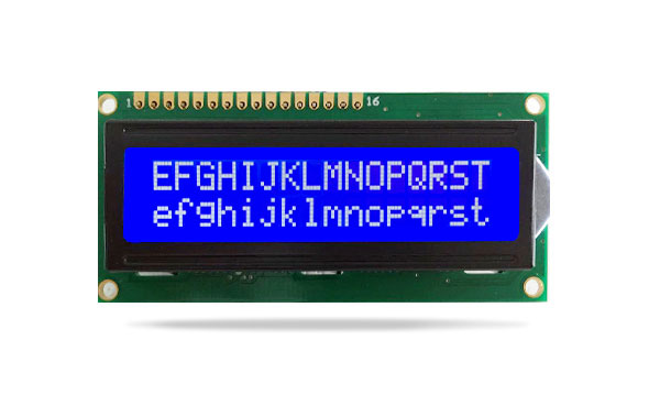 字符型液晶模塊JXD1602A STN負顯蘭屏 白光 字符型液晶模塊JXD1602A STN負顯蘭屏 白光